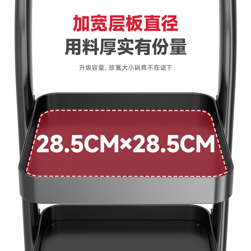 厨房小推车置物架多层放水果蔬菜篮子多功能可移动收纳架
