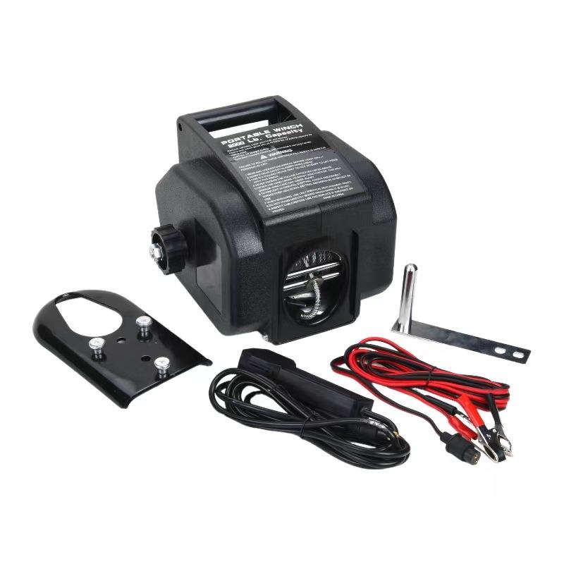 工厂价12V/24V2000磅电动船用绞盘待销