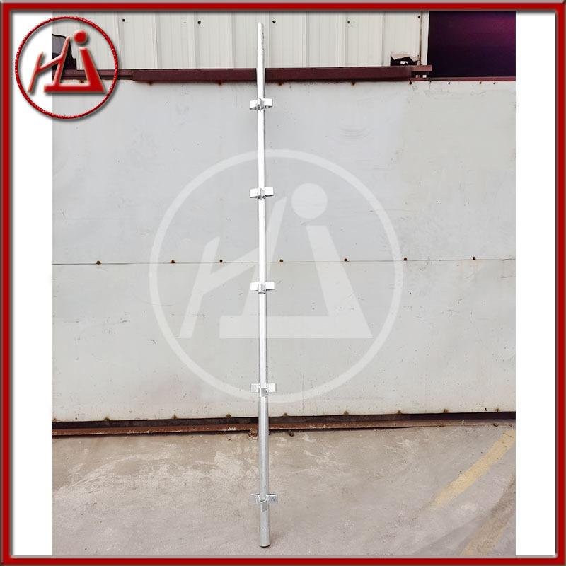 出口南非款热镀锌表面处理星星式Kwikscaff香蕉扣脚手架立杆