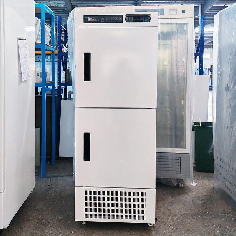 200L实验室双温立式实验室冰柜2-8℃冷藏-25℃冷冻冰箱源头工厂