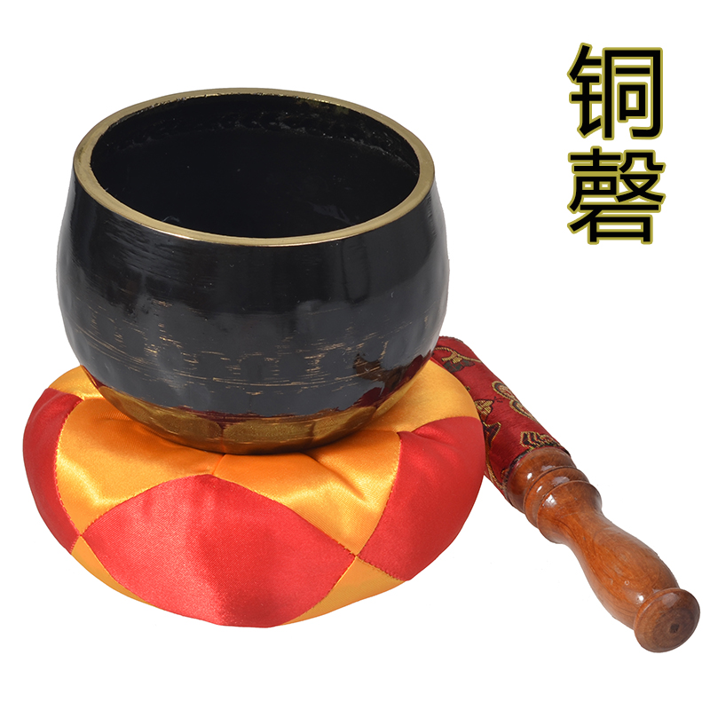 速发钵盂铜磬手工佛音碗静心佛音钵音疗冥想钵纯铜钵修行钵佛具品