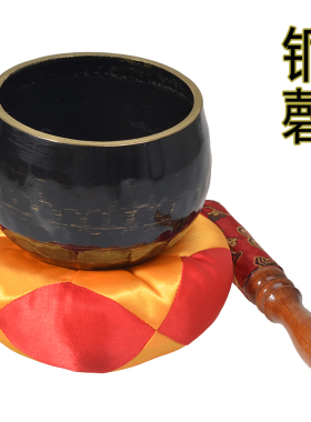 速发钵盂铜磬手工佛音碗静心佛音钵音疗冥想钵纯铜钵修行钵佛具品