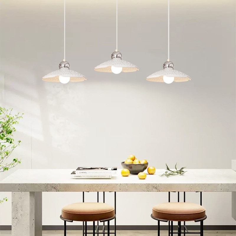 速发包豪光奶设风陶瓷吊灯简约油计师餐厅吧台全斯谱吊灯