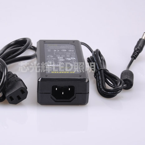 速发灯带变压器220V转12V恒压适配器24V60W胶壳整流器带插头线
