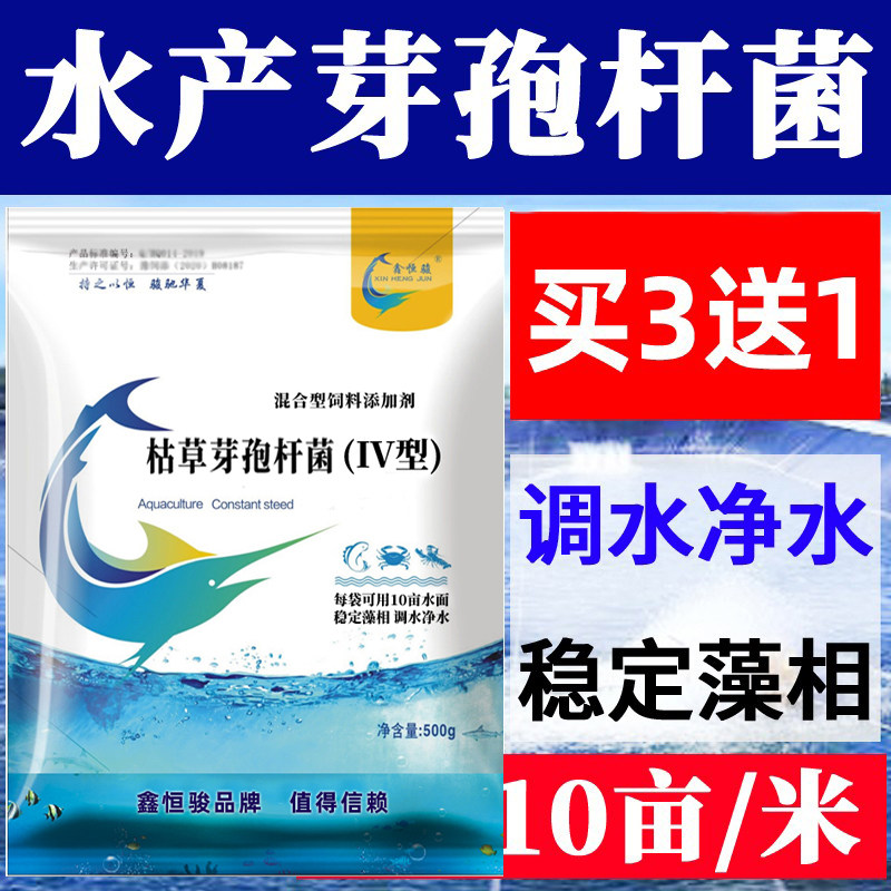 速发老牌子枯草芽孢杆菌菌种水产养殖调水改底鱼虾蟹塘降亚硝酸盐