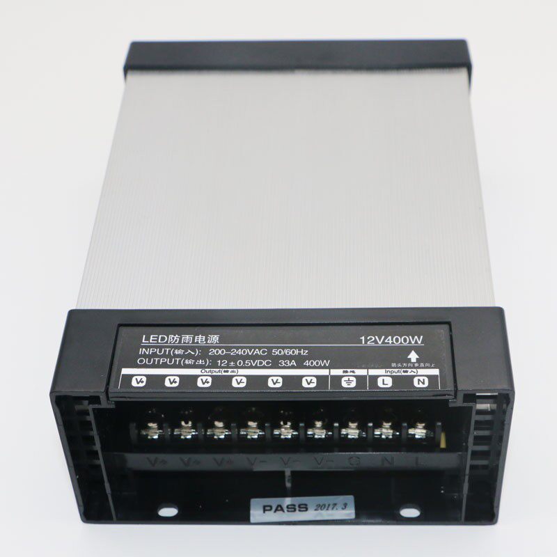 速发12v400W发光字变压器550W户外广告招牌字灯箱防雨水开关
