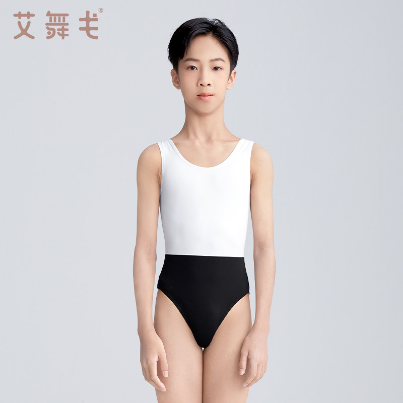 速发服舞戈男士艺考形体蹈男考级练功服舞服艾男生芭蕾舞服体操服
