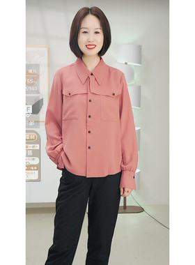 柯利亚诺春秋专柜同款锈红色衬衫  CW6025 ￥1990