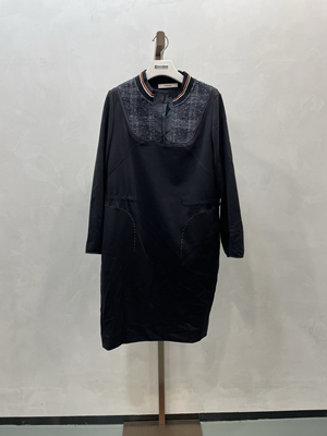 柯利亚诺冬季专柜同款黑色休闲A版连衣裙  LT7088 ￥4880