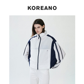 专柜同款 运动条纹撞色拼接短款 外套 柯利亚诺夏季 SW2908 ￥1590