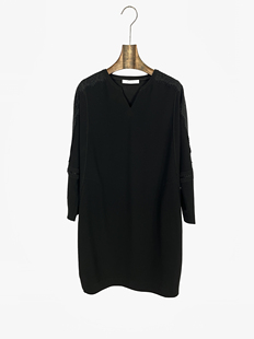 GUN LW7620 ￥4990 三醋酸微茧型连衣裙 柯罗芭春秋专柜同款