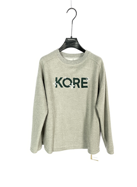 柯利亚诺冬季专柜同款浅灰色圆领落肩套头针织衫  TT4113 ￥1190