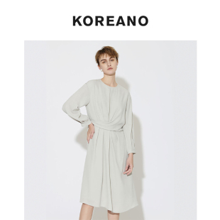 连衣裙 吊牌价 LW3755 浅灰 2390 JUN 柯利亚诺春秋奥莱专柜正品