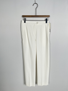 柯利亚诺春秋专柜同款玉石白小直筒西裤  KW7645 ￥2880