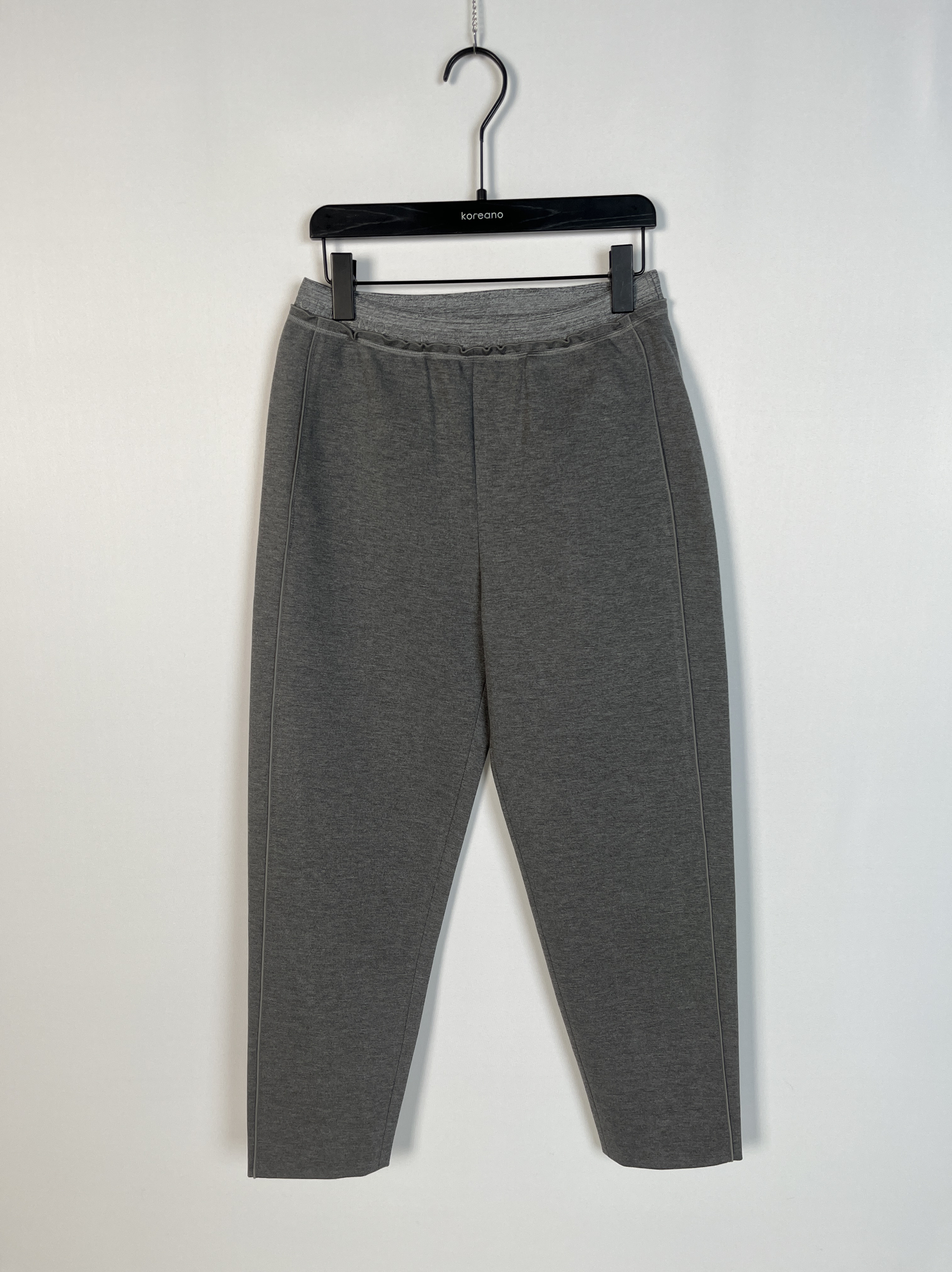 柯利亚诺冬季专柜同款鸽羽灰针织萝卜裤  KT6572 ￥2880