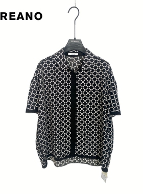 柯利亚诺夏季专柜同款格纹宽松茧型衬衫   CW3632(9VUN)B ￥2280