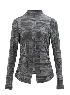 柯利亚诺春秋蓝黑泼墨文艺花型T恤 【H】 TT2613(JUN)B ￥1880