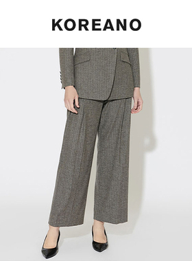 柯利亚诺春秋奥莱专柜正品裤 KY3948(JUN)C灰驼条 吊牌价:2590