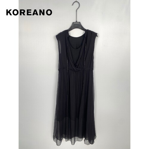 柯利亚诺夏季专柜同款桑蚕丝商务轻礼服连衣裙  LW2727 ￥5280