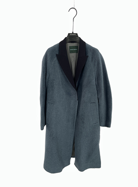 柯利亚诺冬季奥莱专柜正品大衣 FY1943(JUN)蓝色 吊牌价:7880