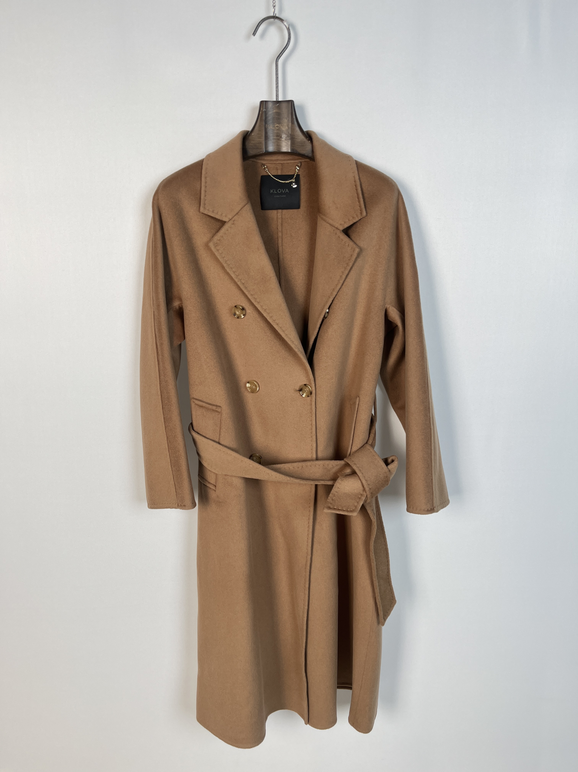 柯罗芭冬季专柜同款驼色长款大衣  FY9438G ￥19900