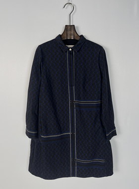 柯罗芭冬季专柜同款针织印花连衣裙  LT1126 ￥4990