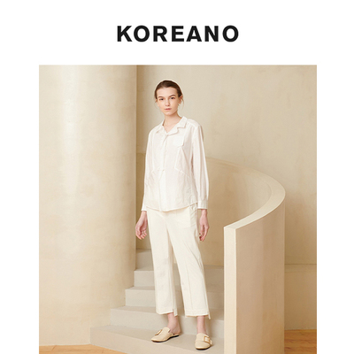 柯利亚诺夏季专柜同款休闲感A型立领衬衫  CW0431 ￥3280