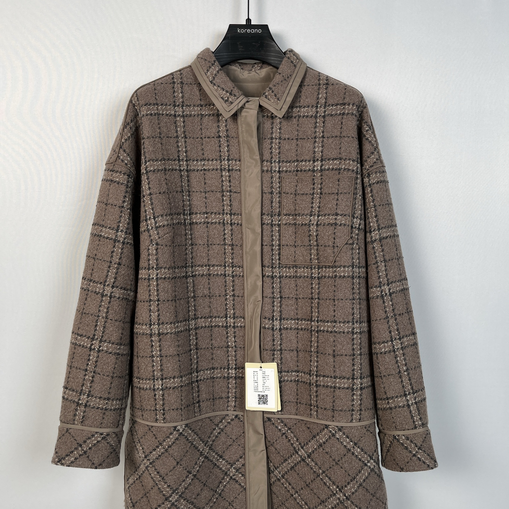 柯罗芭冬季专柜同款休闲羊毛格外套  SY3854 ￥7900