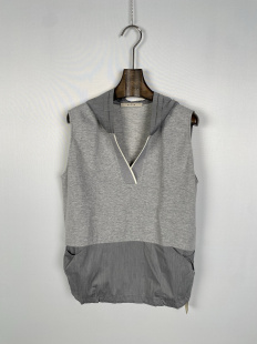 柯罗芭春秋专柜同款时尚连帽拼接马甲  JT4913 ￥2990