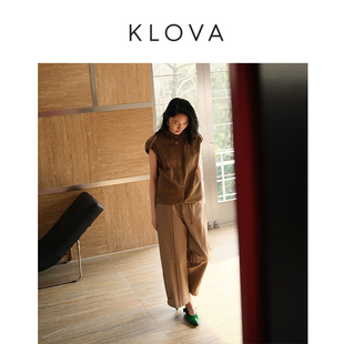 柯罗芭春秋专柜同款无袖衬衫马甲  CW4901(BUN) ￥1990