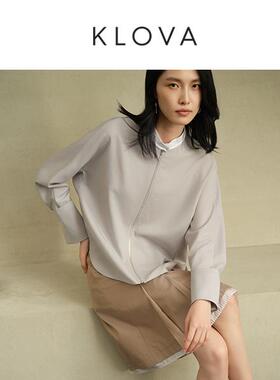 柯罗芭春秋专柜同款中式小立领长袖上衣  CY5292(BUN) ￥1590