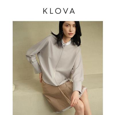 柯罗芭春秋专柜同款中式小立领长袖上衣  CY5292(BUN) ￥1590