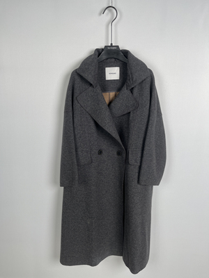 柯利亚诺冬季专柜同款美丽诺职能羊毛廓形双大衣 2120FY6775 8800