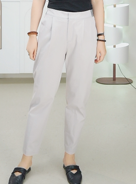 柯罗芭春秋专柜同款灰驼色休闲萝卜裤  KW7320 ￥3590