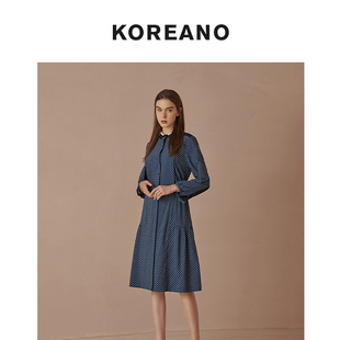 专柜同款 LW7741 小几何图案衬衫 连衣裙 ￥5880 式 柯利亚诺夏季