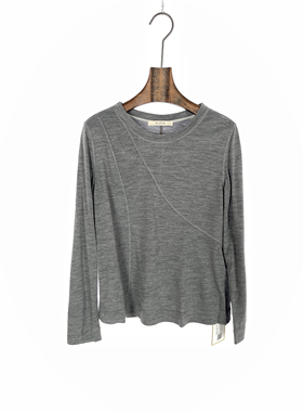 柯罗芭冬季专柜同款灰色拼接H型T恤  TT6919 ￥2390