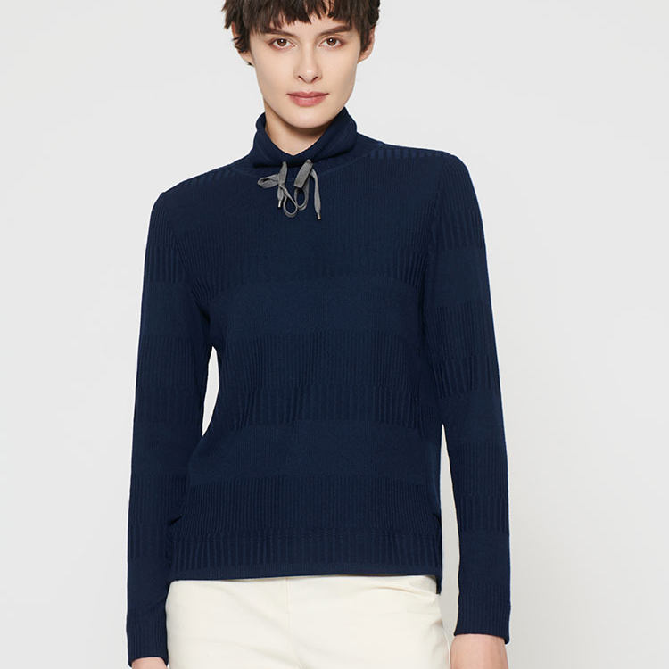 柯利亚诺春秋奥莱专柜正品T恤 TT3634藏蓝 吊牌价:2480