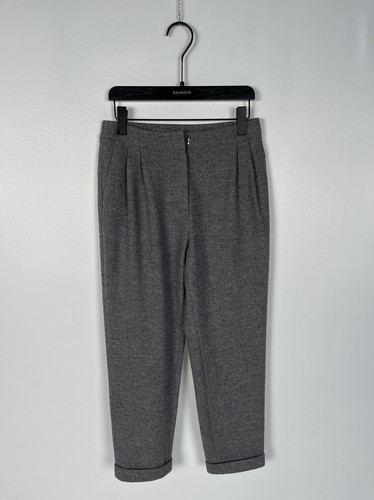 柯利亚诺冬季专柜同款鸽羽灰经典烟管裤  KY4105B ￥3390