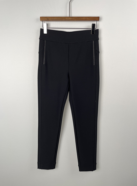 柯罗芭冬季专柜同款黑色松紧腰小脚裤  KT4636G ￥1990