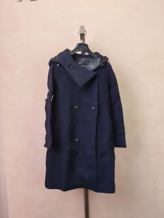 吊牌价 柯利亚诺冬季 FY8684B蓝黑 奥莱专柜正品 9800 大衣