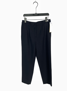 柯利亚诺春秋专柜同款蓝黑色通勤遮肉萝卜裤  KW7441B ￥1990