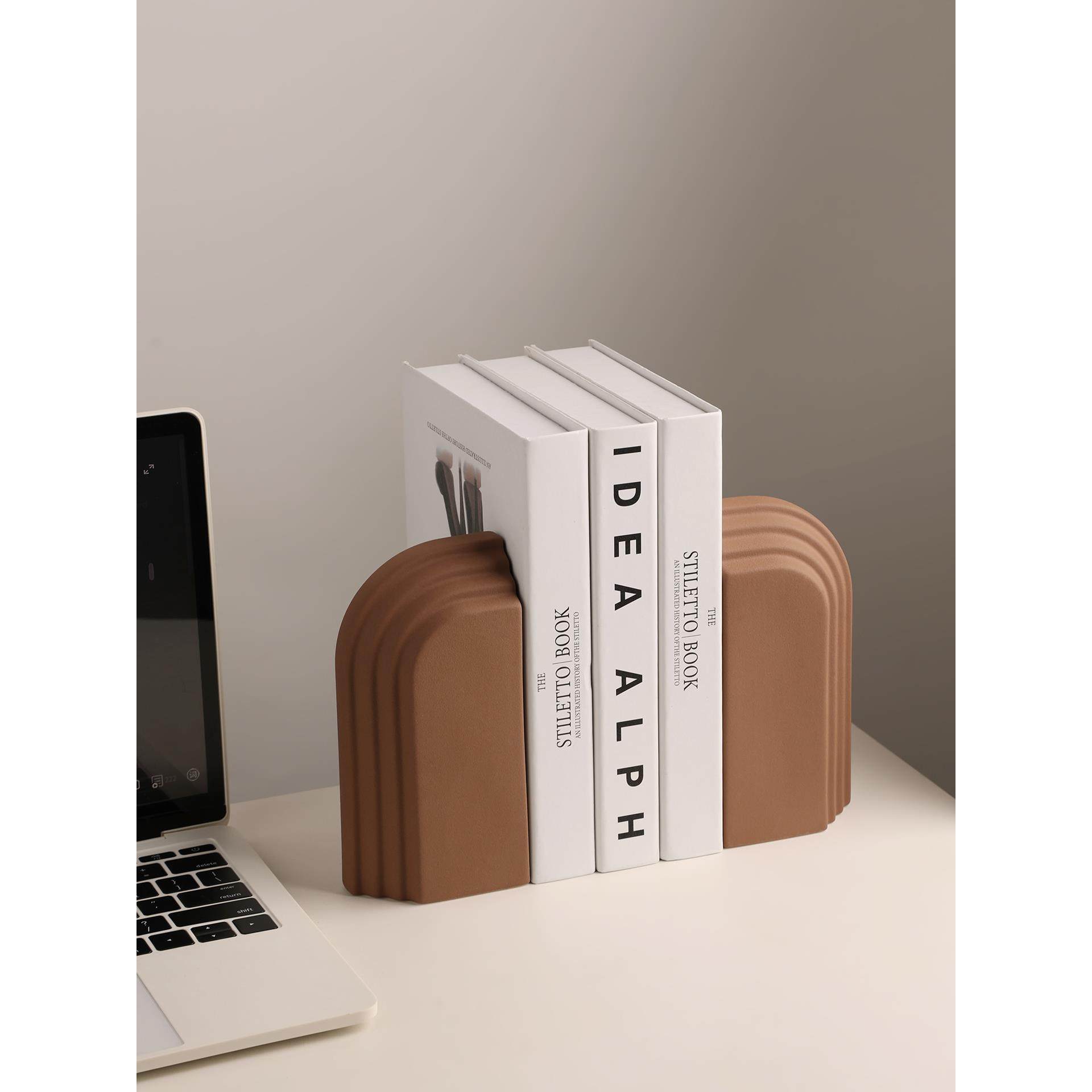 贝汉美小众艺术感书挡摆件客厅电视柜玄关陶瓷家居装饰送男生礼物,家居饰品,桌面摆件,淘宝优惠券,粉丝福利购,淘宝优惠卷