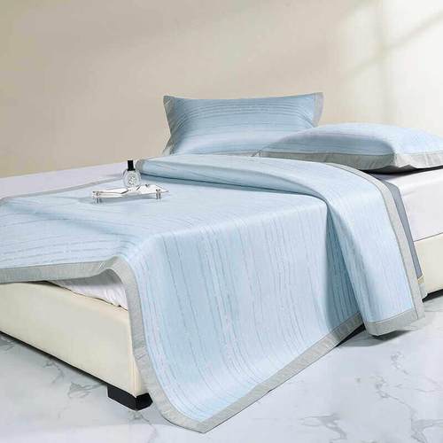 金丝莉21°水洗空调席 JX-1286凉席冰丝席180x198cm可机洗礼品