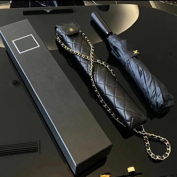 雨伞全自动三折叠晴雨两用防晒抗UV超大牌伞面遮阳黑胶遮阳伞