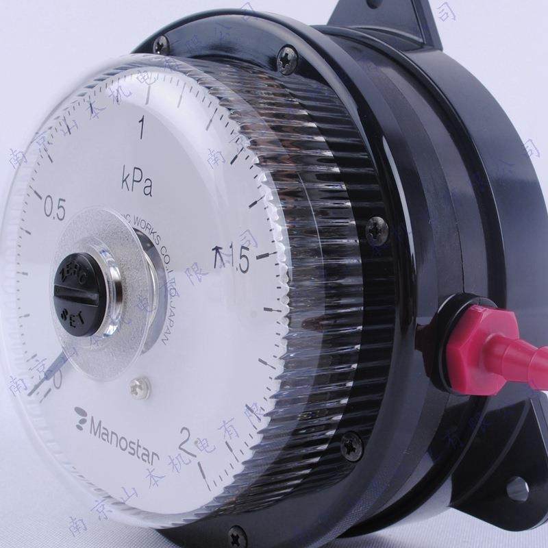 日本山本电机制作所 压力表WO81PRS+-2E微差压计