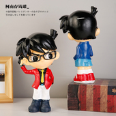 日式 卡通名侦探柯南人物硬币储蓄存钱罐创意书桌摆件W学生儿童礼