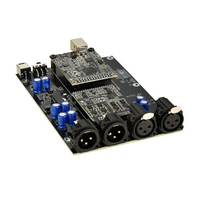 USB ASIO 声卡 采集卡 XMuOS 2通道录音播放指标测量ES9018 ES982