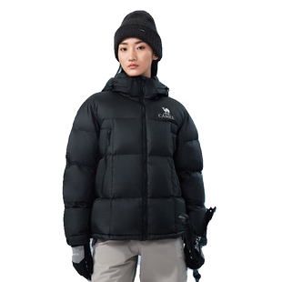 骆驼羽绒服女款冬季2026新款面包服冬季保暖拒水羽绒外套女款外套