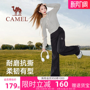 裤 骆驼加绒工装 女装 2026新款 子 冬软壳登山冲锋裤 王俊凯同款