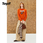 ToyzY ZC35506770 套头毛衣女2025冬新款 山竹水果 100绵羊毛针织衫
